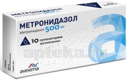 Метронидазол 0,5 n10 супп ваг