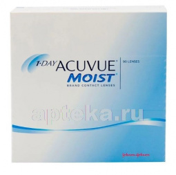 Acuvue 1day moist однодневные контактные линзы /-4,50/ n90 