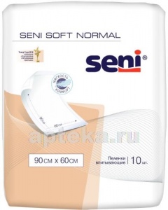 Seni soft normal пеленки гигиенически 90 х 60 см n10 
