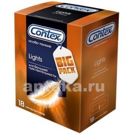 Contex презерватив lights особо тонкие n18