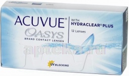 Acuvue oasys with hydraclear plus двухнедельные контактные линзы /-3,75/ n12