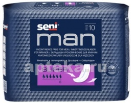 Seni man super урологические прокладки/вкладыши для мужчин n10