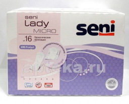 Seni lady micro урологические прокладки/вкладыши для женщин n16 в ундивидуальной упаковке