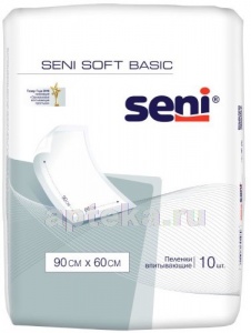 Seni soft basic пеленки гигиенически 90 x 60 cм n10