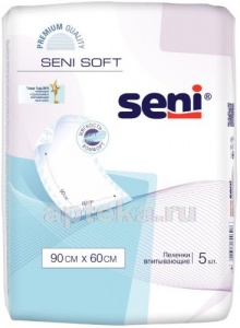 Seni soft пеленки гигиенические 90 x 60 cм n5