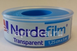 Nordeplast пластырь медицинский фиксирующий полимерный nordefilm 1,25смх5м