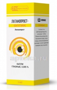 Латанопрост-оптик 0,005% 5мл n1 флак капли глазные