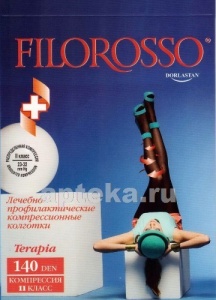 Filorosso колготки лечебно-профилактические 140den /класс2/размер 3/бежевый