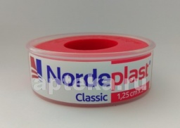 Nordeplast пластырь медицинский фиксирующий тканевый classik 1,25смх5м