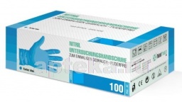 Перчатки диагностические sf gloves нитриловые нестерильные неопудренные n50 пар s/синий