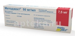 Методжект 50 мг/мл   7,5 мг (0,15мл) n1 шприц р-р п/к
