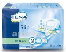 Tena slip super подгузники для взрослых m обхват талии/бедер до 120см n28