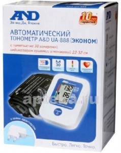 Тонометр ua-888ac e m автомат с адаптером манжета 22-32см