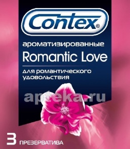 Contex презерватив romantic love ароматизированные n3