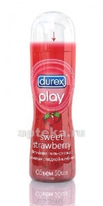 Durex гель-смазка play sweet strawberry 50мл