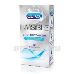 Durex презерватив invisible n12