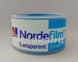 Nordeplast пластырь медицинский фиксирующий полимерный nordefilm 2,5смх5м