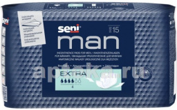 Seni man extra урологические прокладки/вкладыши для мужчин n15