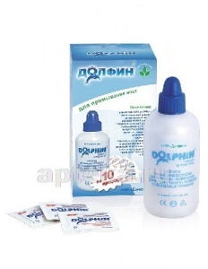 Долфин для взрослых эконом специальное устройство для промывания носа+минерально-растительное средство 10пак