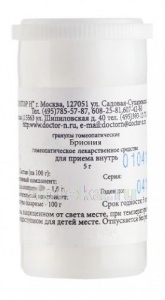 Бриония c30 гомеопат монокомп препарат растит происхожд 5,0 гранулы гомеопат 