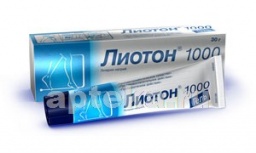 Лиотон 1000 1000ме/г 30,0 гель д/наруж прим