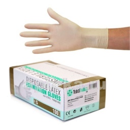 Перчатки диагностические sf gloves латексные нестерильные неопудренные n50 пар s
