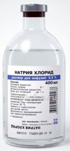Натрия хлорид 0,9% 400мл n12 флак р-р д/инф 