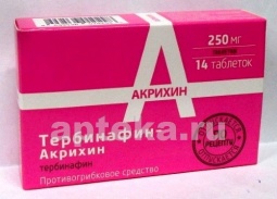 Тербинафин-акрихин 0,25 n14 табл