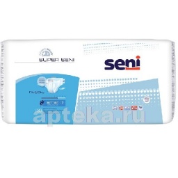 Seni super подгузники для взрослых размер small обхват талии 55-80 n30