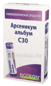 Арсеникум альбум с30 гомеопат монокомп препарат минерально-химич происхожд 4,0 гранулы гомеопат 