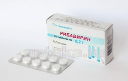 Рибавирин 0,2 n20 табл /пранафарм/ 