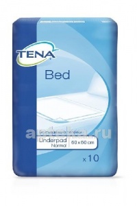 Tena bed underpad normal защитные простыни 60x60 n10