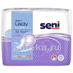 Seni lady normal урологические прокладки/вкладыши для женщин n10 в индивидуальной упаковке