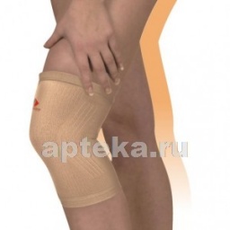 Бинт медицинский эластичный трубчатый для фиксации коленного сустава n3/беж