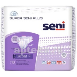 Seni super plus подгузники для взрослых размер large обхват талии 100-150 n10