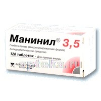 Манинил 3,5 n120 табл