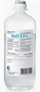 Натрия хлорид 0,9% 500мл n1 флак р-р д/инф/гематек