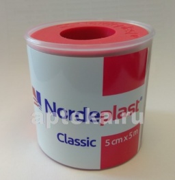 Nordeplast пластырь медицинский фиксирующий тканевый classik 5смх5м