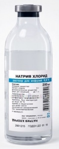 Натрия хлорид 0,9% 200мл n24 флак р-р
