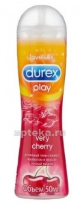 Durex гель-смазка play very cherry 50мл