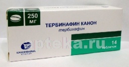 Тербинафин канон 0,25 n14 табл