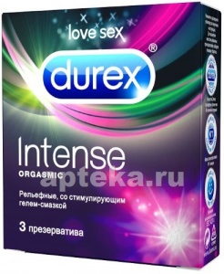 Durex презерватив intense orgasmic n3