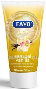 Favo гель-смазка интимная чувственная ваниль 50мл