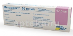 Методжект 50 мг/мл   17,5 мг (0,35 мл) n1 шприц р-р п/к 