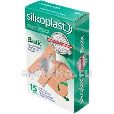 Silkoplast пластырь elastic n15/защита серебра