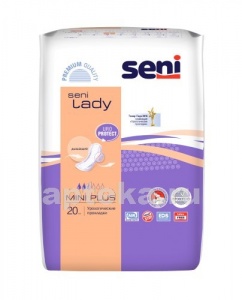 Seni lady mini plus урологические прокладки/вкладыши для женщин n20