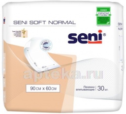 Seni soft normal пеленки гигиенически 90 х 60 см n30