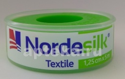 Nordeplast пластырь медицинский фиксирующий текстильный nordesilk 1,25смх5м
