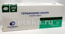 Тербинафин канон 0,25 n10 табл