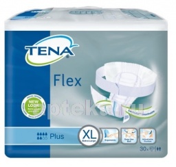 Tena flex plus подгузники для взрослых xl обхват талии/бедер до 153см n30